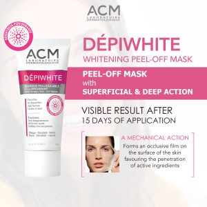 ماسك ACM ديبي وايت لتبييض وتقشير الوجه 40مل Acm Depiwhite Whitening Peel-Off Mask