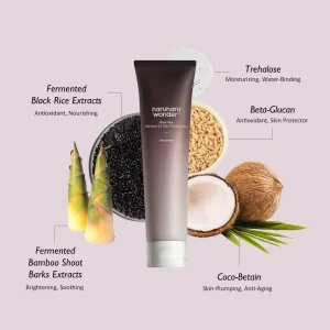 هارو هارو جل تنظيف ناعم 100مل Haruharu Wonder Black Rice Moisture 5.5 Soft Cleansing Gel