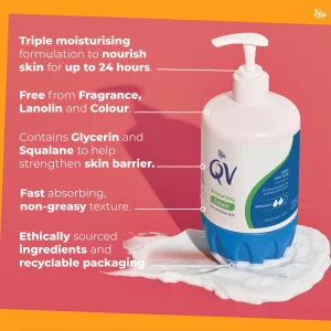 كريم كيوفي لترطيب البشرة 500جم QV Cream