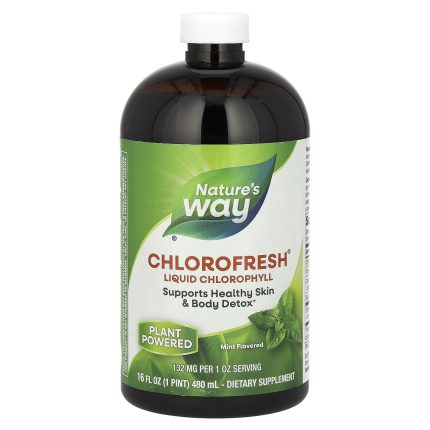 سائل كلوروفيل بنكهة النعناع ناتشرز واي‏ 480مل Nature's Way Chlorofresh Liquid Chlorophyll, Mint