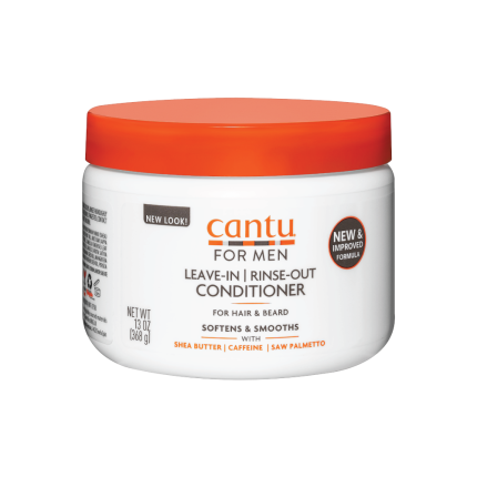 كانتو بلسم ليف ان للشعر بزبدة الشيا والكافيين للرجال 368جم Cantu Men Shea Butter Leave-In Conditioner