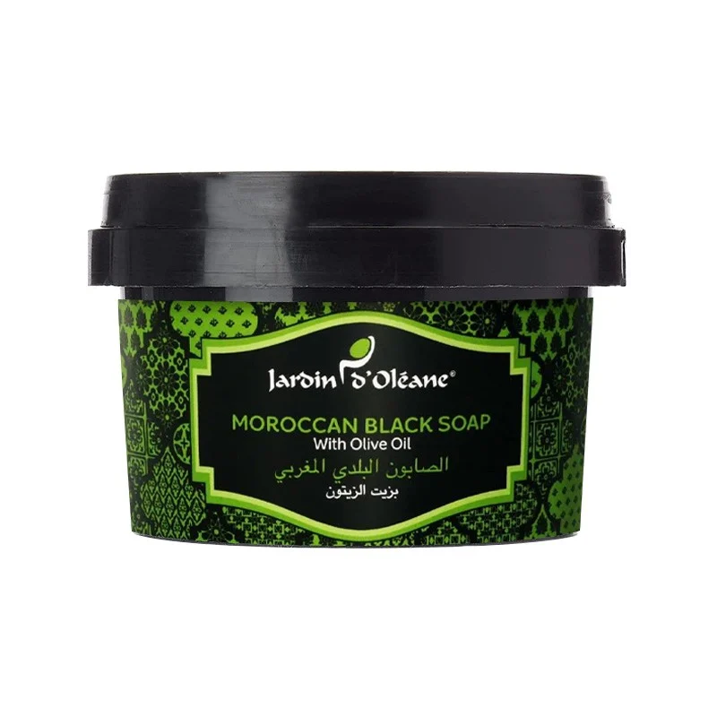 جاردن اوليان الصابون البلدي المغربي بزيت الزيتون Jardin D Oleane Moroccan Black Soap With Olive Oil