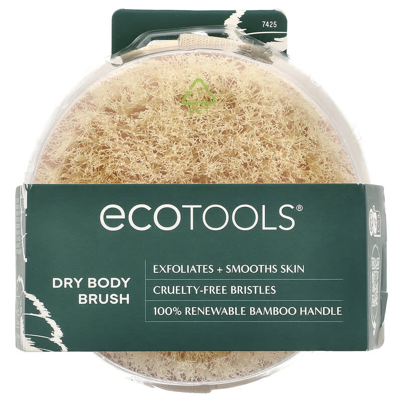 ايكوتولس فرشاة جافة للجسم 1 فرشاة EcoTools Dry Body Brush