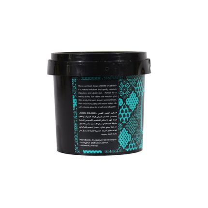 جاردن اوليان الصابون البلدي المغربي بزيت الأوكاليبتوس الأساسي Jardin Oleane Moroccan Black Soap With Eucalyptus Essential Oil