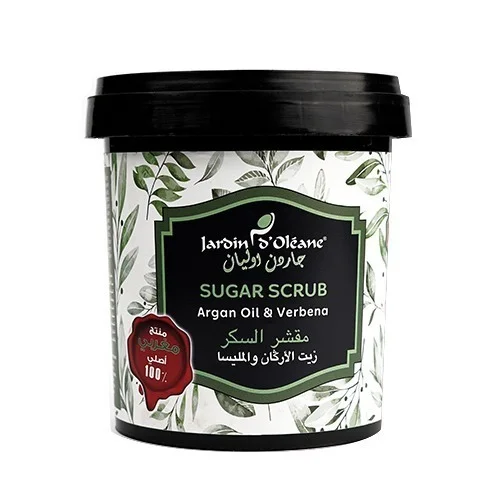 جاردن اوليان مقشر السكر زيت الأركان والمليسا Jardin Oleane Sugar scrub with argan oil and verbena