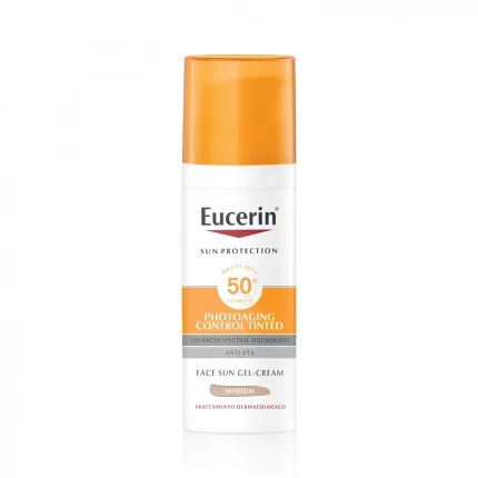 يوسرين كريم جل واقي شمس ملون 50مل Eucerin Sun Photoaging Control Tinted Gel-Cream