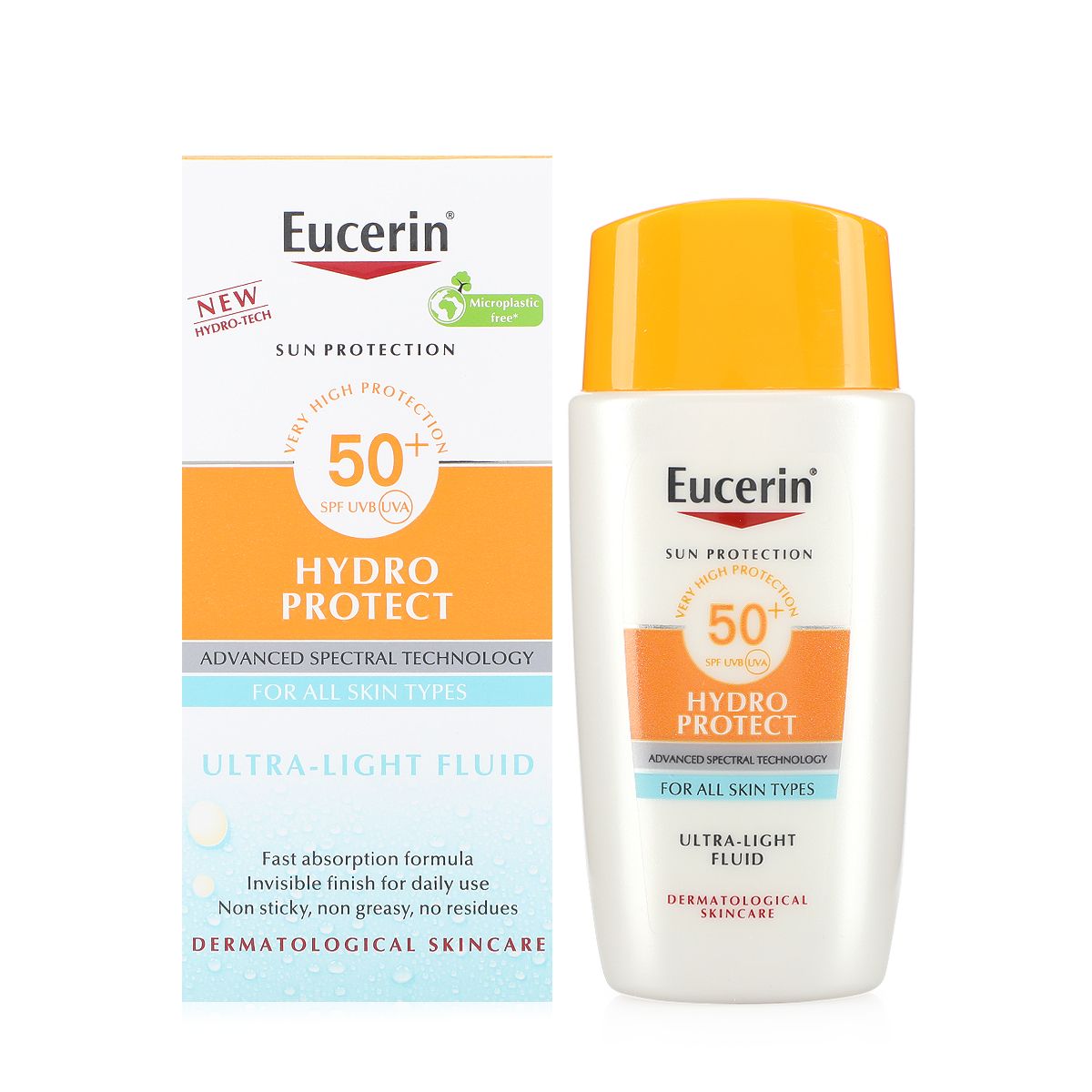 يوسرين هيدرو بروتكت سائل خفيف 50مل Eucerin Sun Hydro Protect Ultra-Light Fluid SPF50