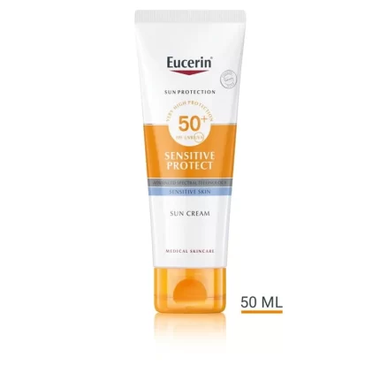 يوسرين واقي شمس للبشرة الحساسة والجافة 50مل Eucerin Sun Sensitive Protect Cream SPF50