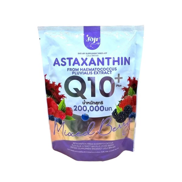جوجي كولاجين استازانتين كيو 10 بلس بنكهة التوت المختلط Joji Collagen Astaxanthin Q10
