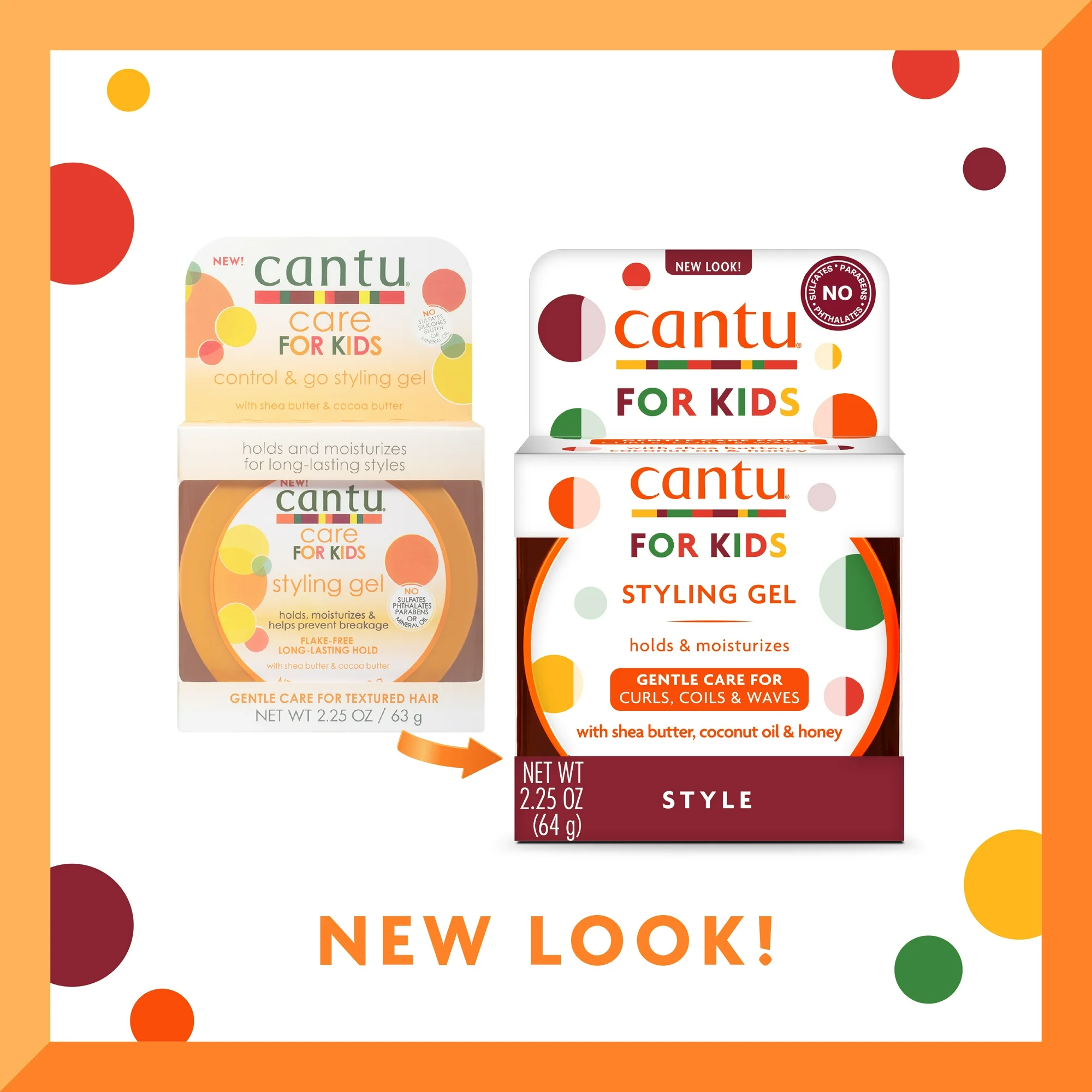 كانتو جل تصفيف للاطفال 64جم Cantu Care Kids Styling Gel