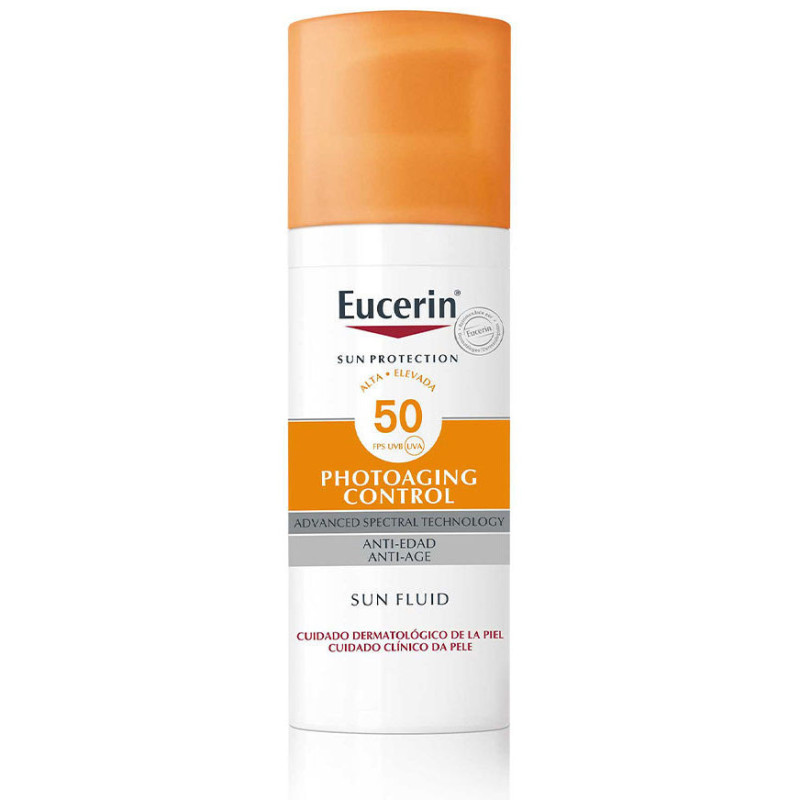 يوسرين واقي شمس ضد الشيخوخة 50مل Eucerin Sun Photoaging Control Fluid