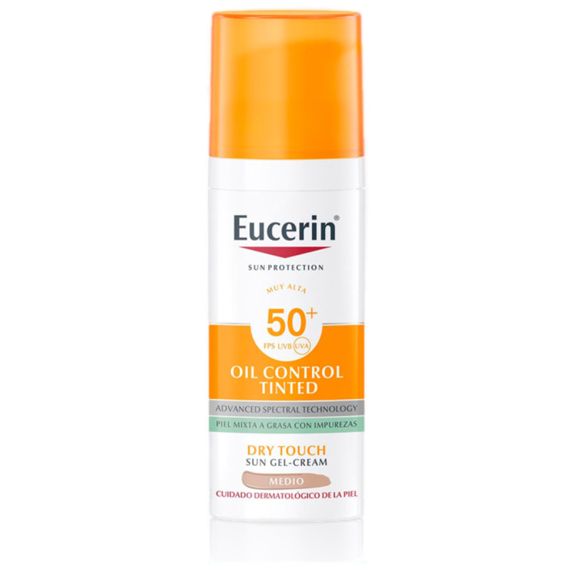يوسرين واقي شمس ملون Eucerin Sun Oil Control Tinted Gel-Cream