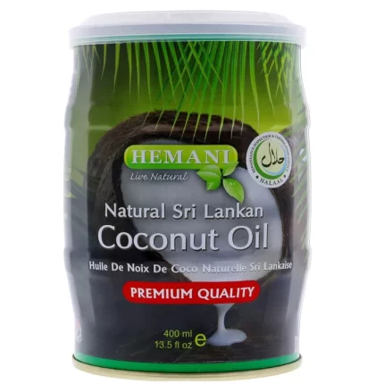 هيماني زيت جوز الهند سيرلانكي طبيعي 400مل Hemani Pure Natural Coconut Oil