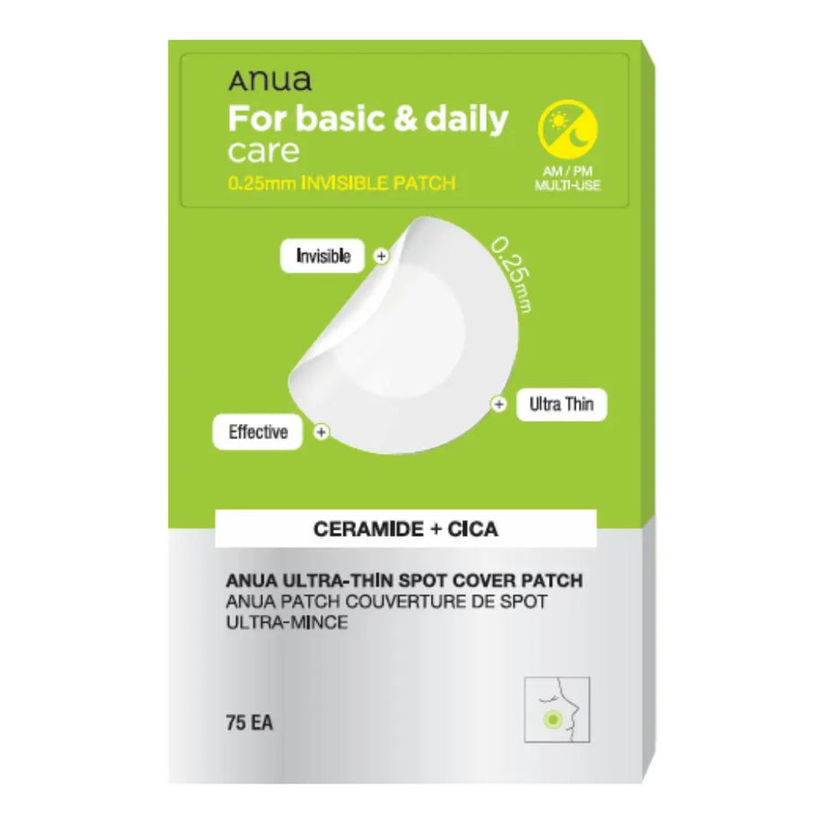انوا لصقات الحبوب 75 لصقة Anua Ultra-Thin Spot Cover Patch