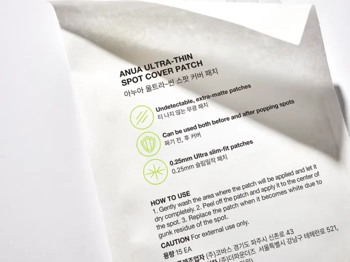 انوا لصقات الحبوب 75 لصقة Anua Ultra-Thin Spot Cover Patch