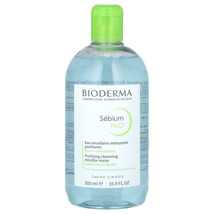 بيوديرما مزيل مكياج سيبيوم 500مل Bioderma Sebium H2O Purifying Cleansing Micellar Water