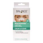 شرائط الأنف بالنياسيناميد 6 حبات Balance Active Formula Niacinamide Calm & Clear Purifying Nose Strips
