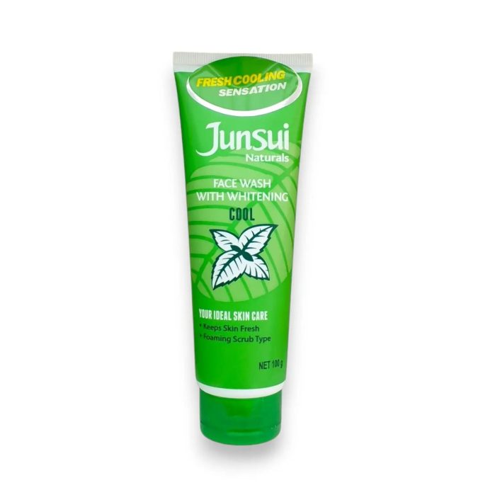 غسول جونسوي الأخضر البارد 100جم Junsui Naturals Face Wash