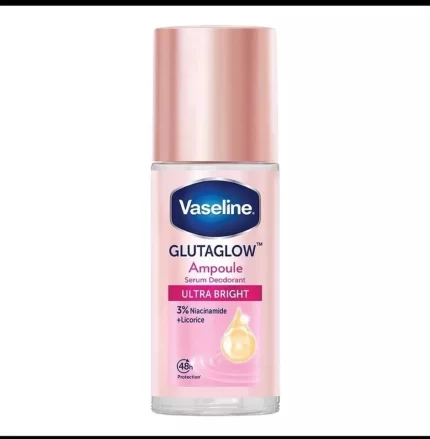 فازلين مزيل العرق فائق التفتيح 45مل Vaseline Dry Serum GlutaGlow Ampoule Deodorant Ultra Bright
