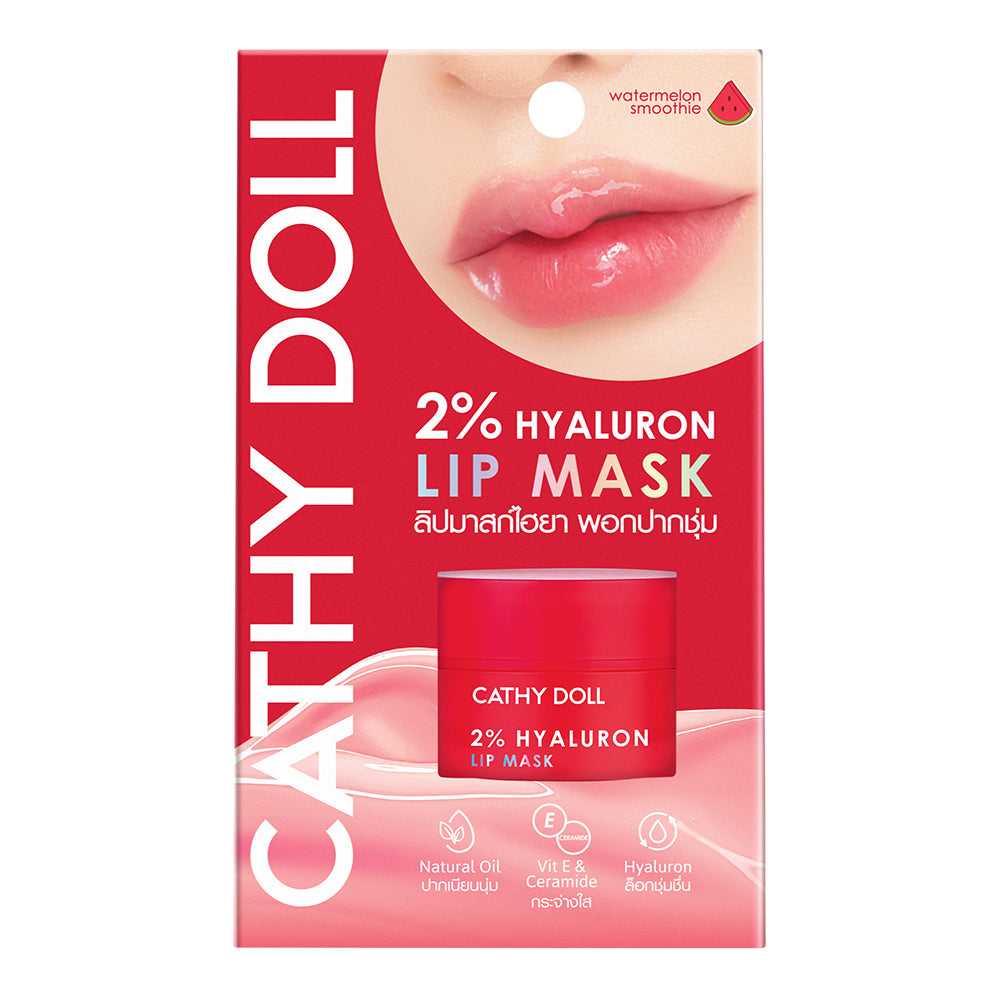كاثي دول قناع الشفاه دول هيالورون 2% بطيخ Cathy Doll 2% Hyaluron Lip Mask