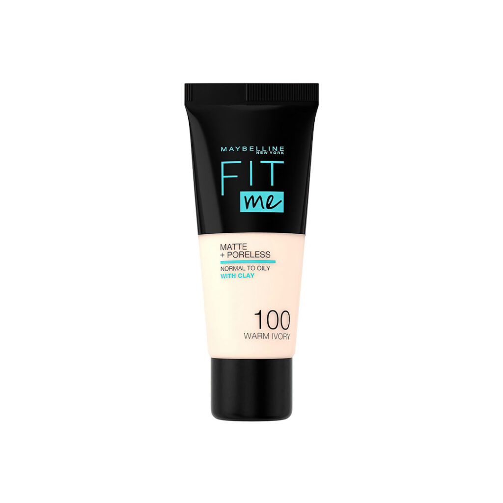 ميبلين فيت مي كريم اساس 101 مات اند بورليس 30مل Maybelline Fit Me Matte And Poreless Foundation