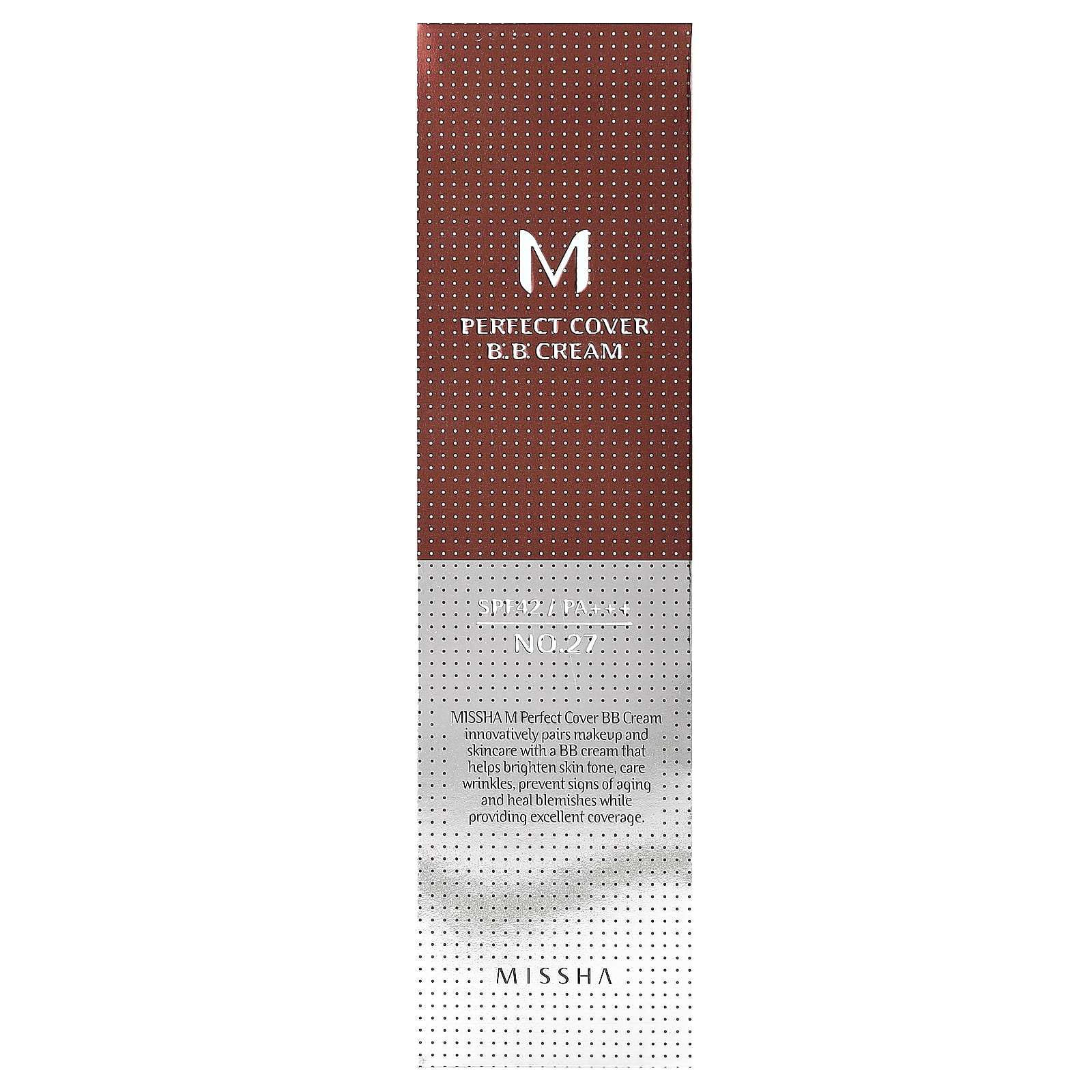 ميشا كريم اساس بي بي No.27 Missha M Perfect Cover B.B Cream