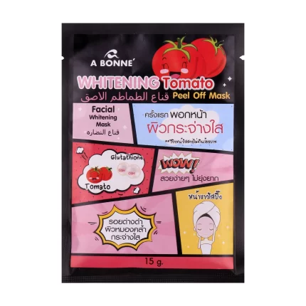 ابون قناع الطماطم الاصق للتقشير 15جم A Bonne Whitening Tomato Peel Off Mask