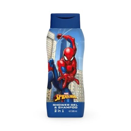 سبايدر مان جل استحمام و شامبو للاطفال 2 في 1 - 500مل Marvel Spider Man Shower Gel & Shampoo 2 in 1 for Kids