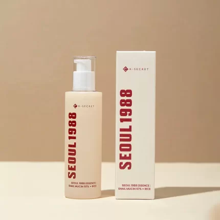 كي سيكرت سيروم سيول 1988 بخلاصة موسين الحلزون 97٪ + الأرز 100مل K Secret Seoul 1988 Serum Essence Snail Mucin 97% + Rice