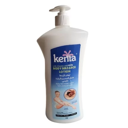 كينتا لوشن الجسم بالحليب 1000مل Kenta Body Massage Lotion Milk
