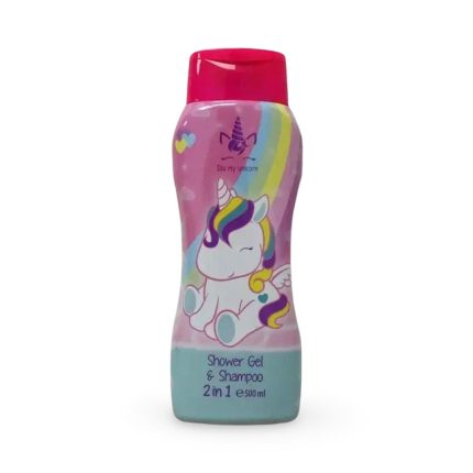 ماي يونيكورن جل استحمام و شامبو للاطفال 2 في 1 – 500مل Eau My Unicorn Shower Gel & Shampoo 2 in 1 for Kids