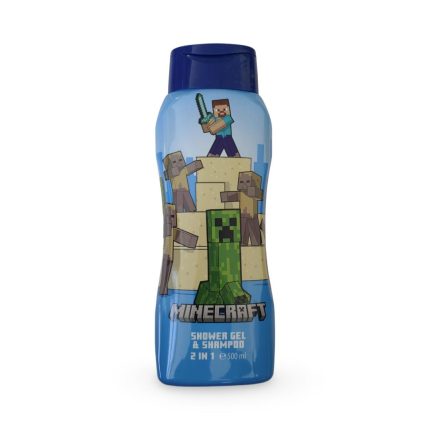 ماينكرافت جل استحمام و شامبو للاطفال 2 في 1 – 500مل Minecraft Shower Gel & Shampoo 2 in 1 for Kids