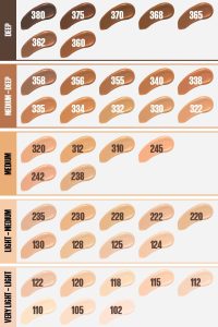 ميبلين فيت مي كريم اساس سائل 102 مات اند بورليس 30مل Maybelline Fit Me Matte + Poreless Liquid Foundation SPF22