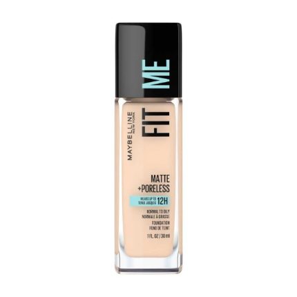 ميبلين فيت مي كريم اساس سائل 112 مات اند بورليس 30مل Maybelline Fit Me Matte + Poreless Liquid Foundation