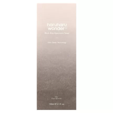 هارو هارو تونر حمض الهيالورونيك بخلاصة الأرز الأسود 150مل Haruharu Wonder Black Rice Hyaluronic Toner