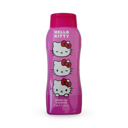 هالو كيتي جل استحمام و شامبو للاطفال 2 في 1 - 500 مل Hello Kitty Shower Gel & Shampoo 2 in 1 for Kids