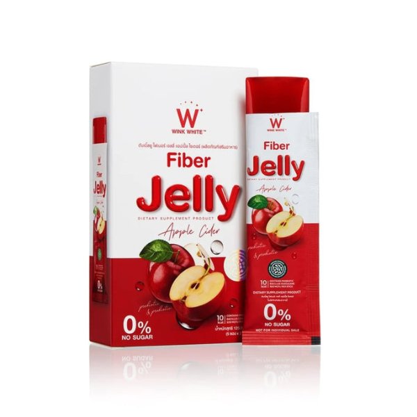 وينك وايت فايبر جيلي عصير التفاح مكمل غذائي 0% سكر WINK WHITE Fiber Jelly Dietary Supplement Apple Cider وينك وايت فايبر جيلي عصير التفاح مكمل غذائي 0% سكر WINK WHITE Fiber Jelly Dietary Supplement Apple Cider