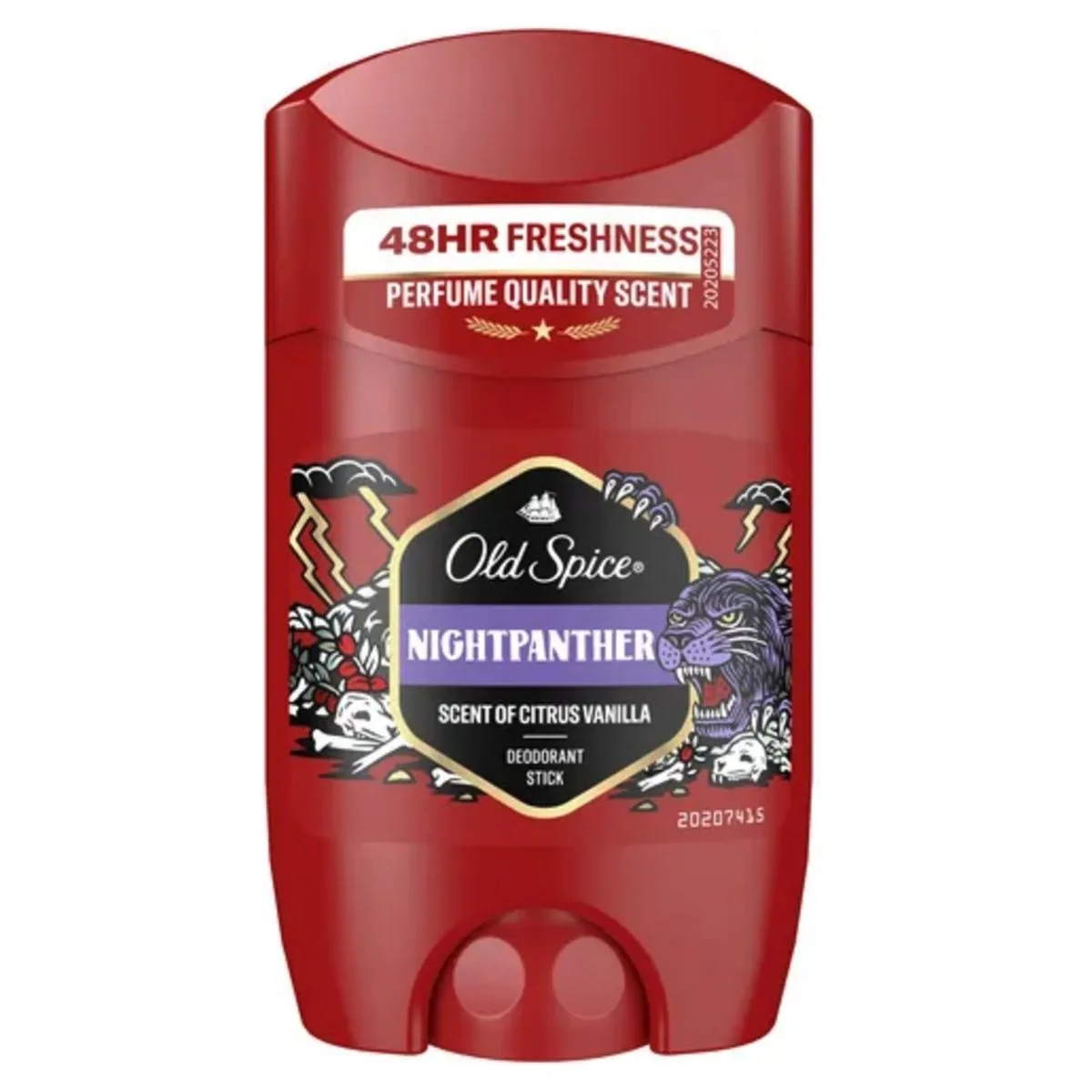 OldSpice-NightpantherScentOfCitrusVanillaDeodorantStick-50ml (1) أولد سبايس مزيل عرق نايت بانثر برائحة الحمضيات والفانيليا 50مل Old Spice Nightpanther Scent Of Citrus Vanilla Deodorant Stick