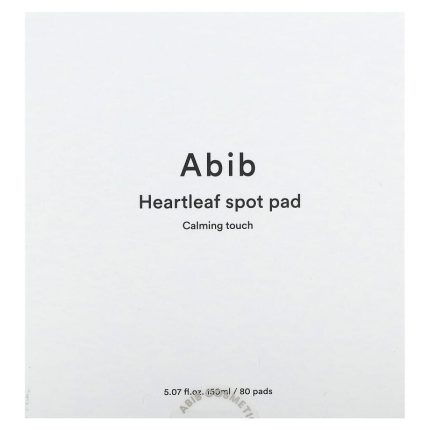 أبيب مسحات تهدئة البشرة 80 وسادة Abib Tampon anti-taches Heartleaf