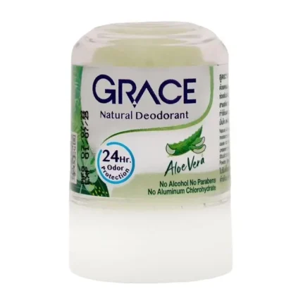 جريس مزيل عرق طبيعي بالصبار بدون رائحة او عطر 70جم Grace Aloe Crystal Deodorant