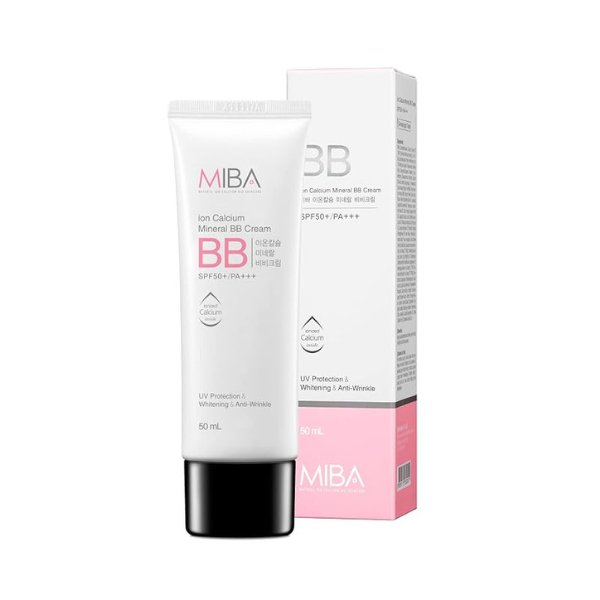 دكتور ميبا كريم بيبي المعدني خافي العيوب 50مل MIBA Ion Calcium Mineral BB Cream دكتور ميبا كريم بيبي المعدني خافي العيوب 50مل MIBA Ion Calcium Mineral BB Cream