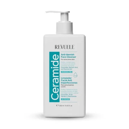 ريفويل غسول سيراميد للبشرة المعرضة للحبوب 250مل Revuele Ceramide Anti Blemish Face Cleanser