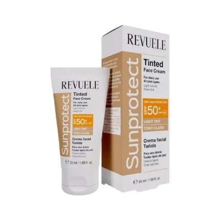 ريفويل كريم واقي شمس ملون 50مل Revuele Sunprotect Tinted Face Cream – Light Tint, SPF 50+
