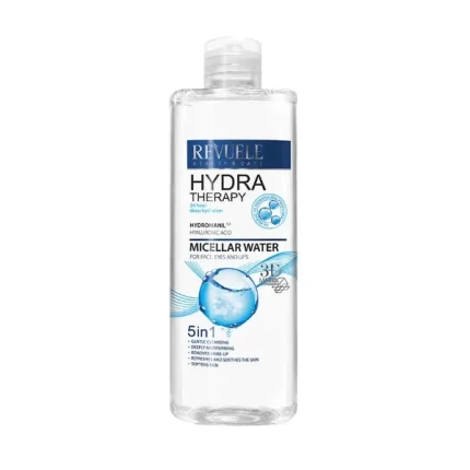 ريفويل ماء ميسيلار مع حمض الهيالورونيك 400مل Revuelle 5in1 HYDRA Therapy Micellar Water