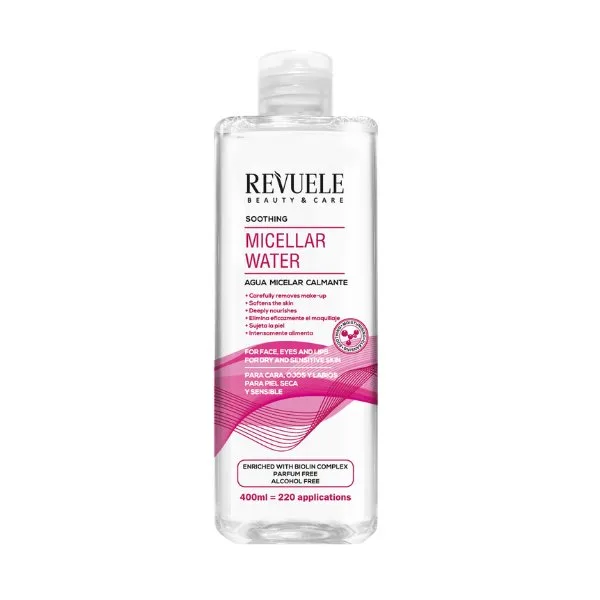 ريفويل ماء مسيلار للبشرة الجافة والحساسة 400مل Revuele Soothing Micellar Water