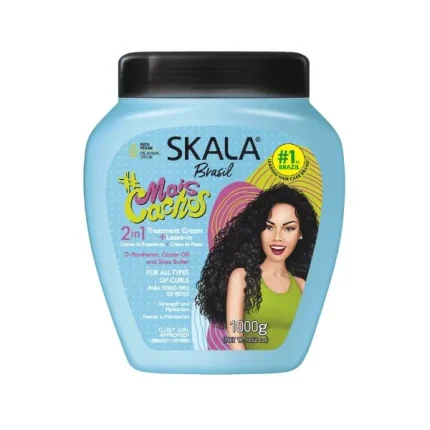سكالا كريم ليف ان الازرق للشعر المجعد 1000جم SKALA Hair Treatment Cream