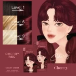 صبغة شعر كرز أحمر 100مل Kota Cosmetics Cherry Red