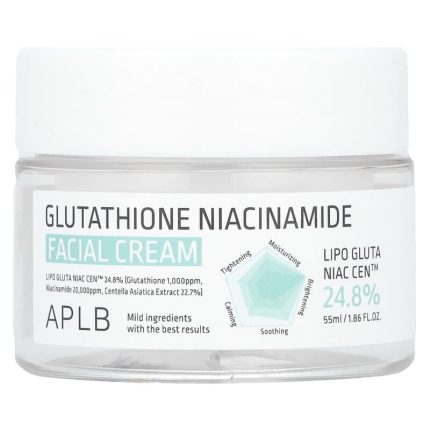 كريم للوجه بالجلوتاثيون والنياسيناميد 55مل APLB Glutathione Niacinamide facial cream