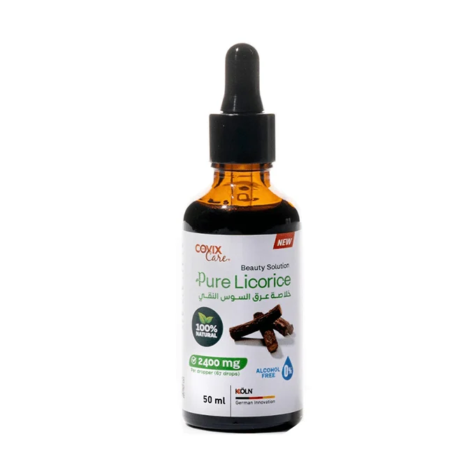 كوفيكس كير خلاصة عرق السوس النقي 50مل Covix Care Pure Licorice Extract كوفيكس كير خلاصة عرق السوس النقي 50مل Covix Care Pure Licorice Extract