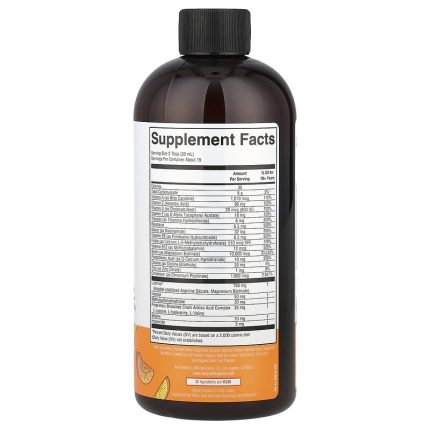ماري روث سائل لنمو الشعر فيتامينات متعددة المعادن بالمانجو والخوخ 450مل MaryRuth's Liquid Morning Multivitamin + Hair Growth Peach Mango